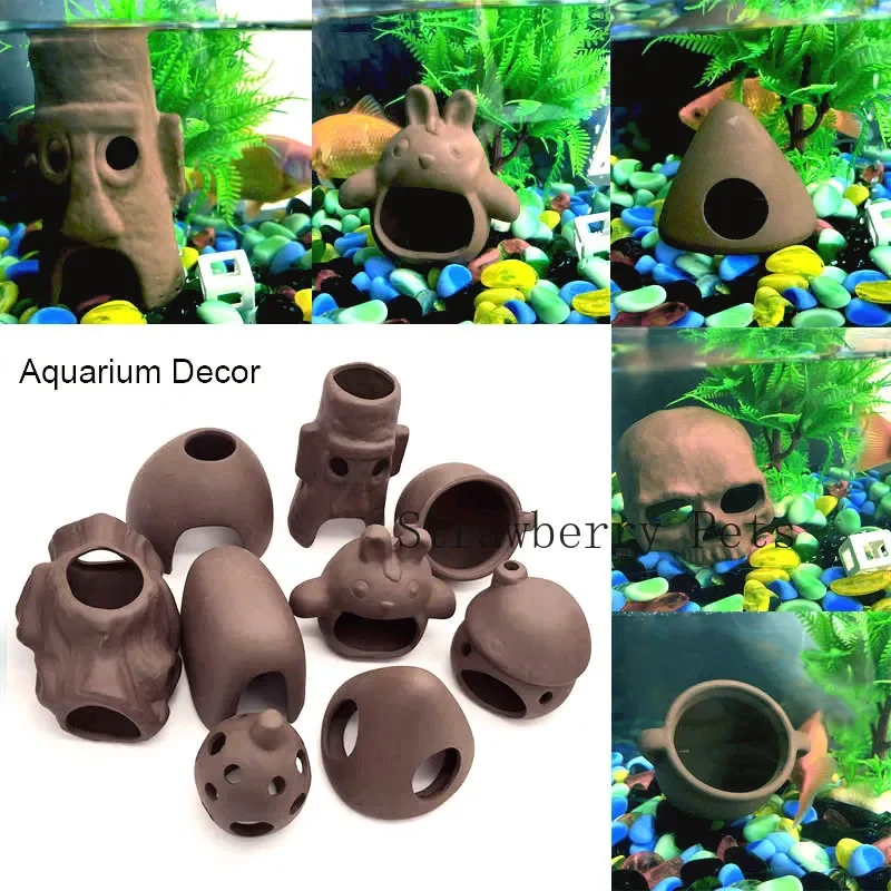 Ceramic Aquarium Decoration Fi - Aquarium Plants Live recension och pris