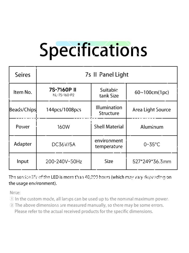 Aquarium LED Light 160W RGB Fu - Planted Tank recension och pris